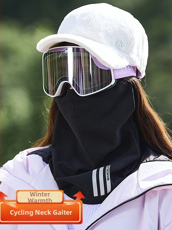 Jazdecká/lyžiarska maska na tvár, priedušná, vetruodolná, teplá, unisex, nylon, Prince Lulu, K6001-050