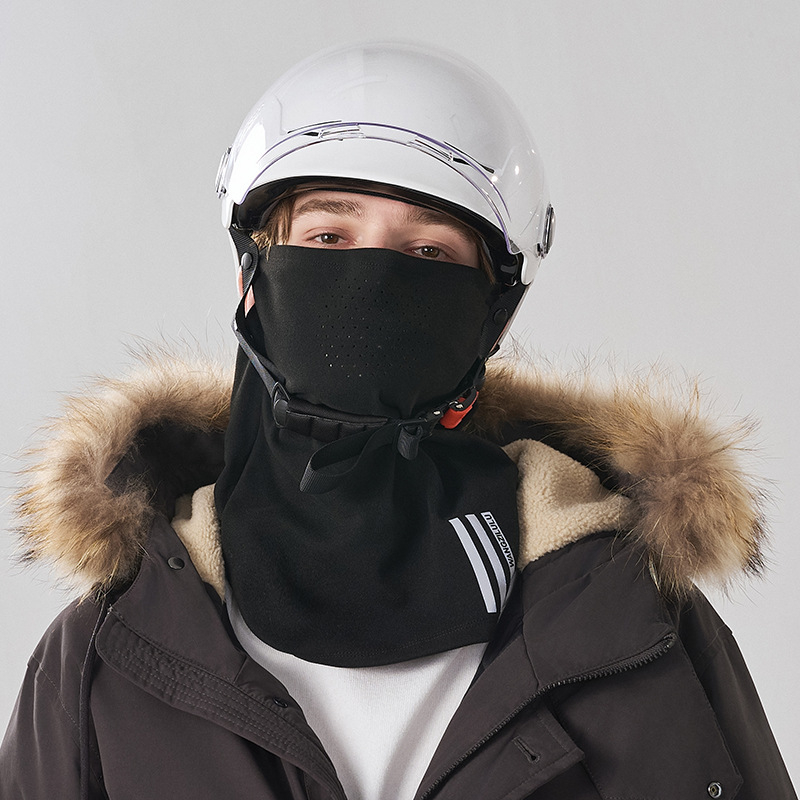 Mască facială pentru călărie/schi, respirabilă, rezistentă la vânt, caldă, unisex, nailon, Prince Lulu, K6001-050