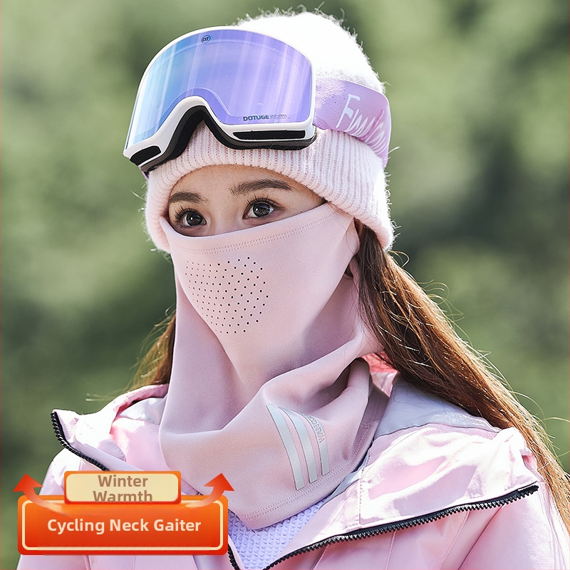 Jazdecká/lyžiarska maska na tvár, priedušná, vetruodolná, teplá, unisex, nylon, Prince Lulu, K6001-050