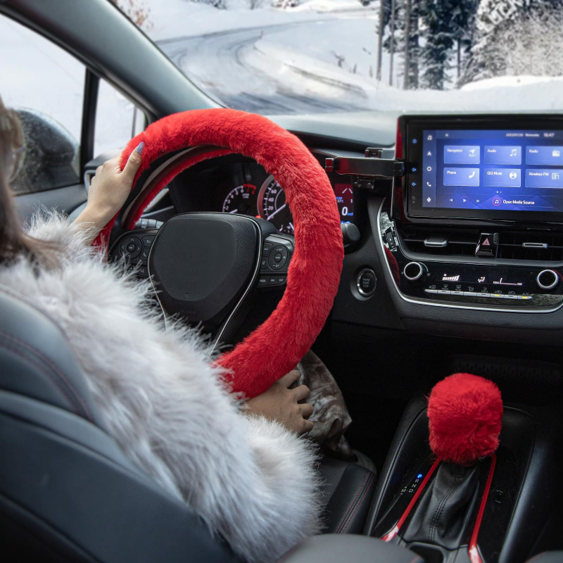 Villane kootud roolivarre kate, sportlik stiil, universaalne paigaldus, BYD