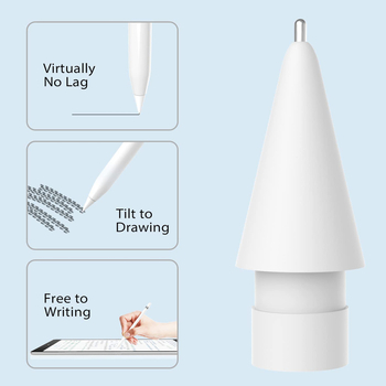 Apple Pencil asendusotsikud (1.–2. põlvkond) – kulumiskindlad, universaalne ühilduvus