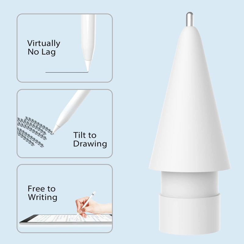 Apple Pencil asendusotsikud (1.–2. põlvkond) – kulumiskindlad, universaalne ühilduvus