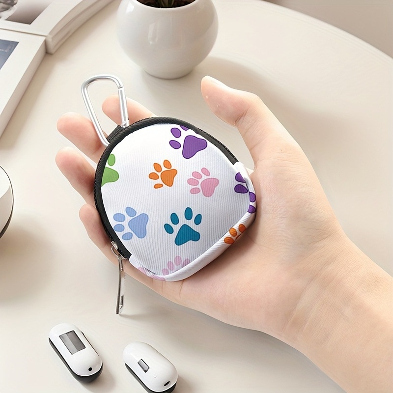 PU nahast mündikott loomamustriga, linnaline minimalistlik stiil, veekindel, mitmekülgne mini kott kõrvaklappide ja võtmete jaoks