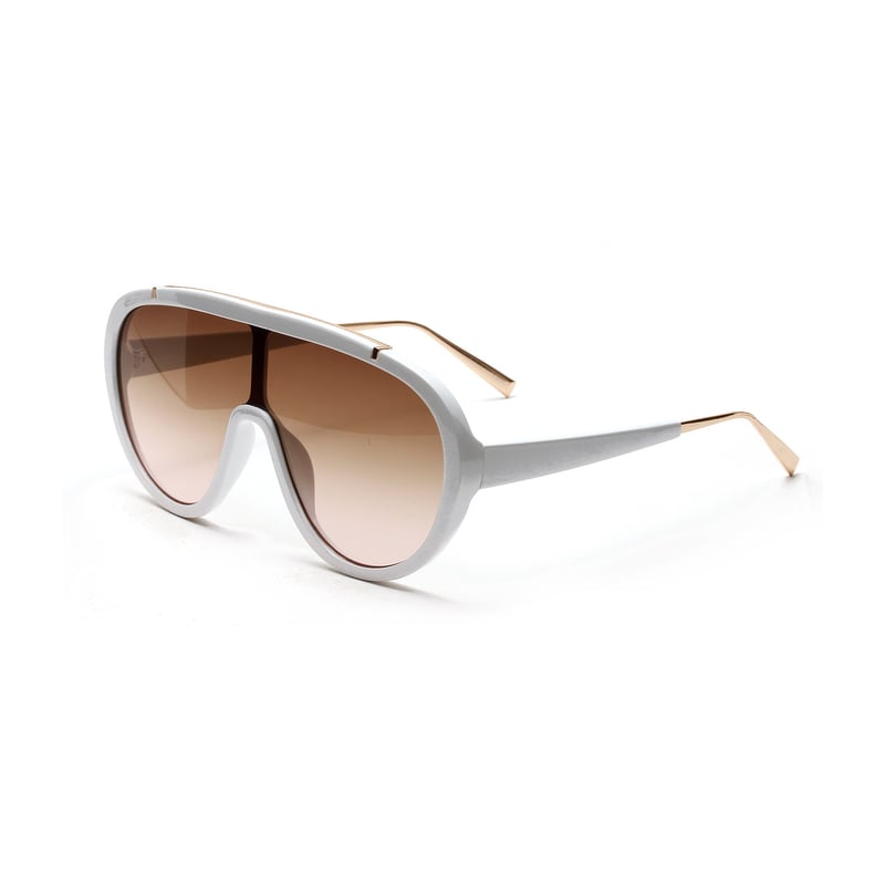 Nové módne pilotné slnečné okuliare s rámom pre mužov z roku 2024, európske a americké, v retro motorkársko-punkovom štýle.