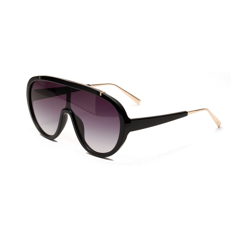 Nové módne pilotné slnečné okuliare s rámom pre mužov z roku 2024, európske a americké, v retro motorkársko-punkovom štýle.