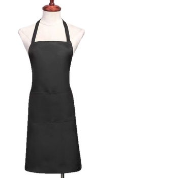Zástera bez rukávov z polyesteru – ochrana proti zašpineniu, moderný minimalistický štýl, jednobarevný vzor