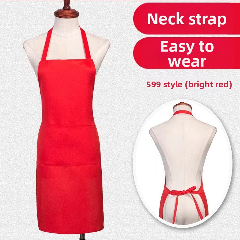 Zástera bez rukávov z polyesteru – ochrana proti zašpineniu, moderný minimalistický štýl, jednobarevný vzor