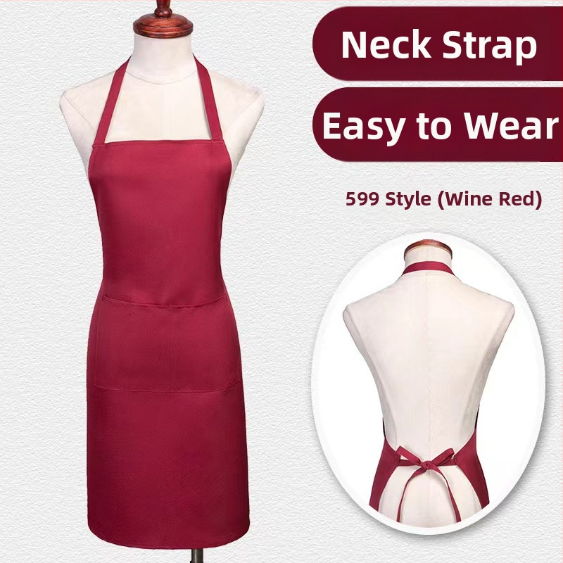 Zástera bez rukávov z polyesteru – ochrana proti zašpineniu, moderný minimalistický štýl, jednobarevný vzor