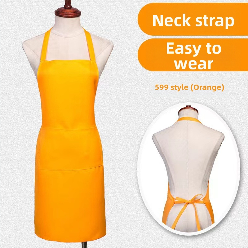 Zástera bez rukávov z polyesteru – ochrana proti zašpineniu, moderný minimalistický štýl, jednobarevný vzor