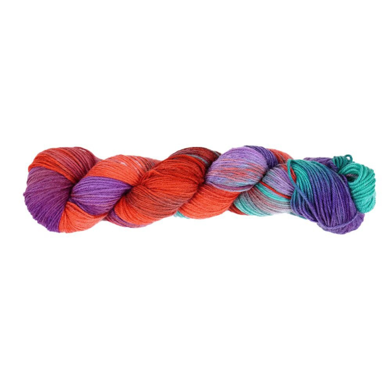 Zmiešaná vlnená priadza na pletenie, ručne farbená, značka Xinyu, číslo výrobku Hand-dyed Wool Yarn
