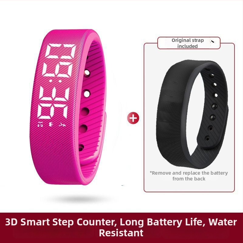 Detské smart hodinky s krokomerom, vibračný budík, dotykový displej, silikónový remienok, 7–14 dní výdrže batérie, vodeodolné