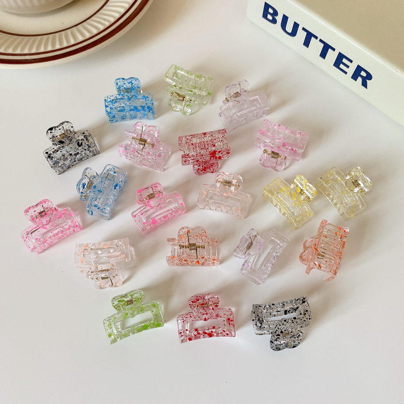 Clipuri de păr pentru fete - Modele: fluturi, flori, stele, funda; Material: plastic/ rășină; Pentru 3-10 ani