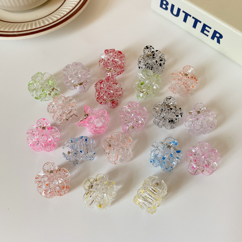 Clipuri de păr pentru fete - Modele: fluturi, flori, stele, funda; Material: plastic/ rășină; Pentru 3-10 ani