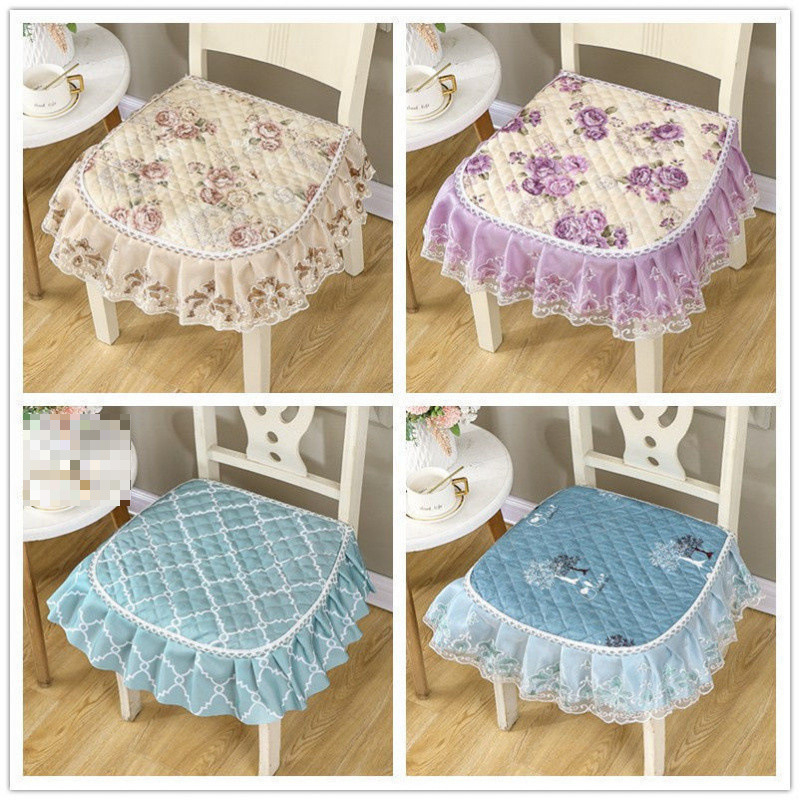 Μαξιλάρι καρέκλας – μαξιλαράκι για τα οπίσθια, δαντελωτό κάλυμμα, γέμισμα από μετάξι, νέο κινεζικό στυλ