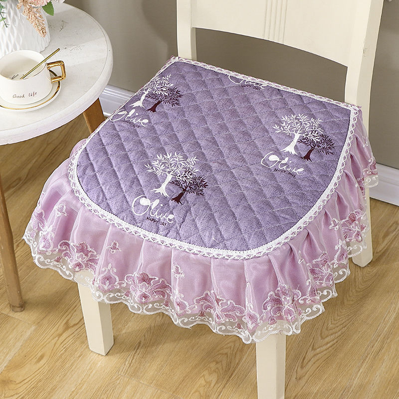 Μαξιλάρι καρέκλας – μαξιλαράκι για τα οπίσθια, δαντελωτό κάλυμμα, γέμισμα από μετάξι, νέο κινεζικό στυλ