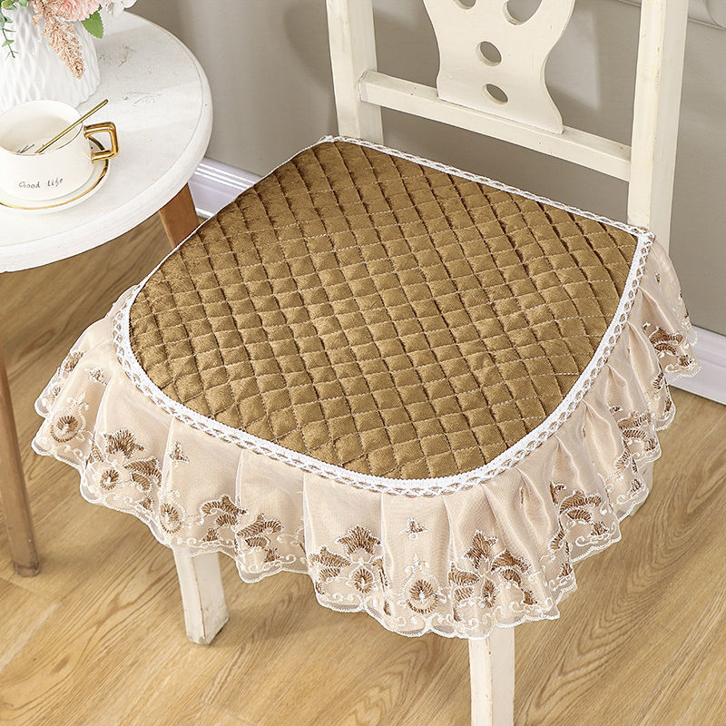 Μαξιλάρι καρέκλας – μαξιλαράκι για τα οπίσθια, δαντελωτό κάλυμμα, γέμισμα από μετάξι, νέο κινεζικό στυλ