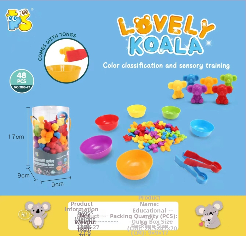 Montessori súbor didaktických hračiek pre skoré vzdelávanie – Mäkké TPE zvieratká pre rozvoj kognície, zmyslov a jemnej motoriky (3–6 rokov)