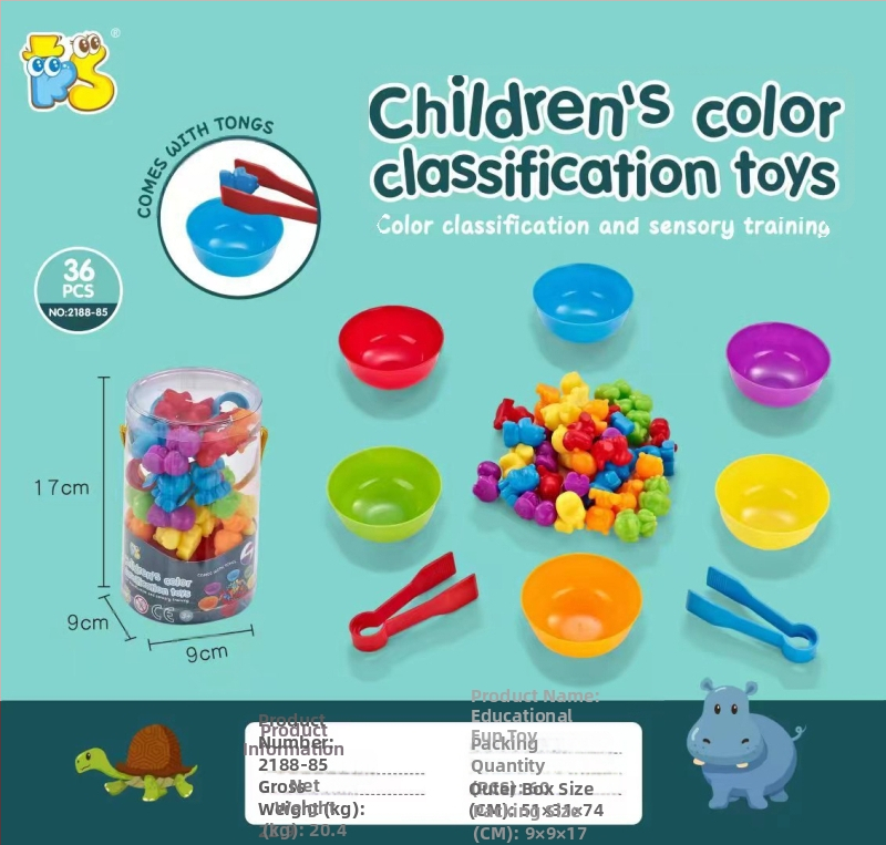 Montessori súbor didaktických hračiek pre skoré vzdelávanie – Mäkké TPE zvieratká pre rozvoj kognície, zmyslov a jemnej motoriky (3–6 rokov)