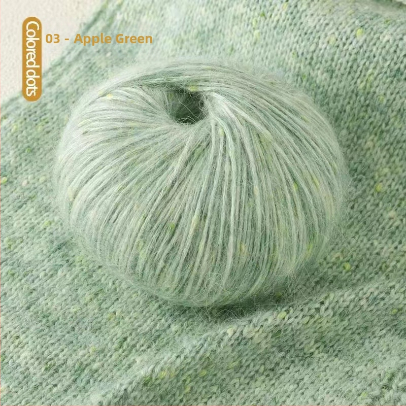 Mohair priadza, skein priadza, semi-worsted technológia, na ručné pletenie, položka 225