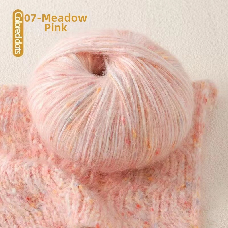 Mohair priadza, skein priadza, semi-worsted technológia, na ručné pletenie, položka 225