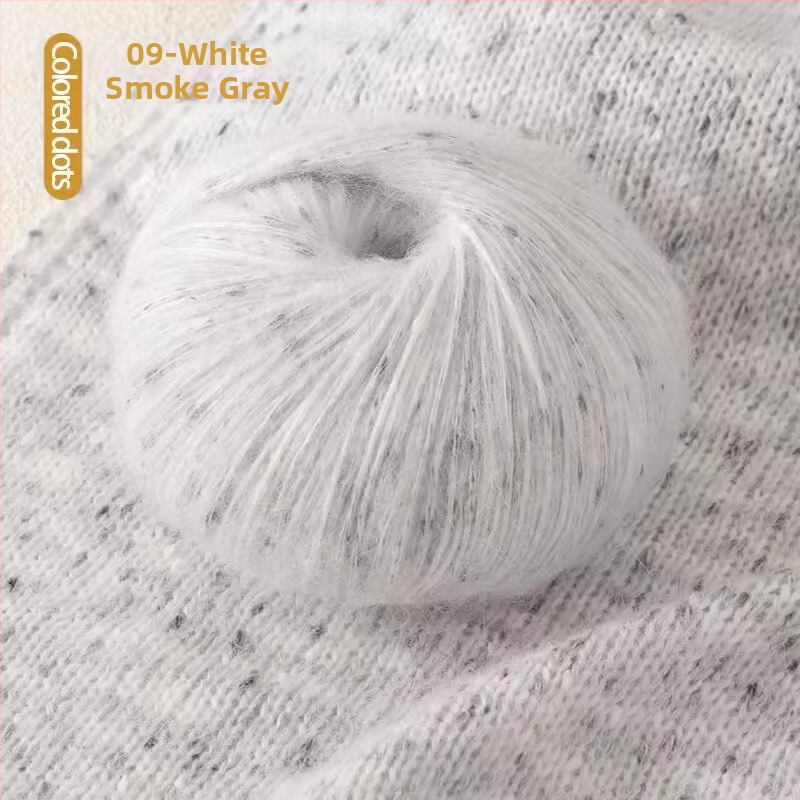 Mohair priadza, skein priadza, semi-worsted technológia, na ručné pletenie, položka 225