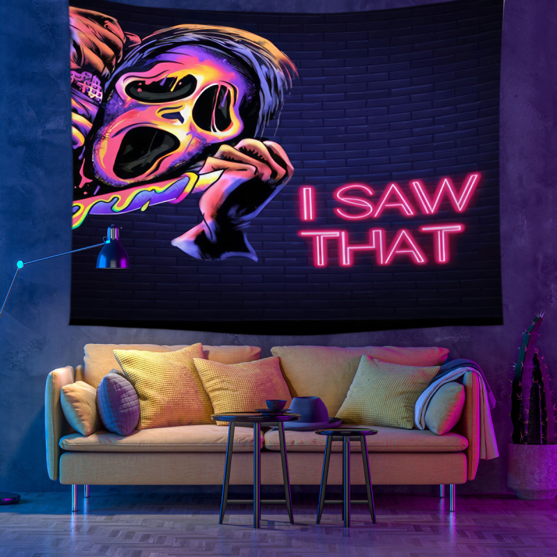 Stena gobelín s motívom Stromu života a krajinky – 100% polyester, strojové tkanie, obdĺžnik, domová dekorácia