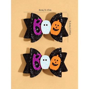 Clips de păr cu nod lucios în formă de fluture – placare cu platină pentru copii, model SH129135827