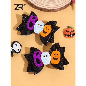 Clips de păr cu nod lucios în formă de fluture – placare cu platină pentru copii, model SH129135827