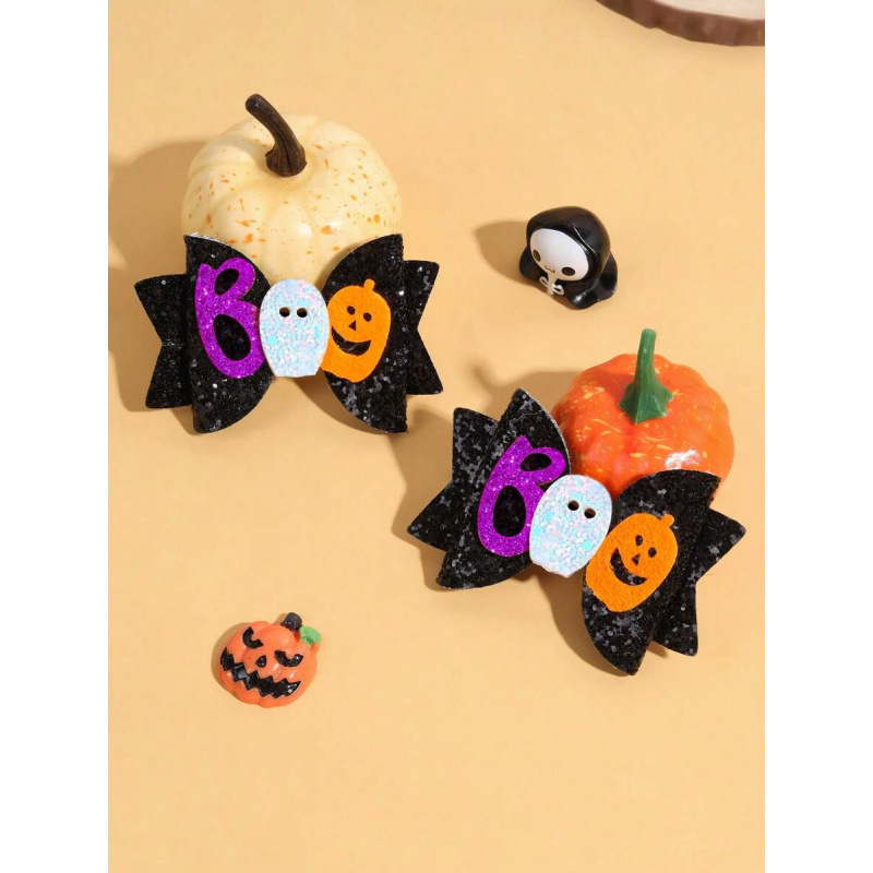 Clips de păr cu nod lucios în formă de fluture – placare cu platină pentru copii, model SH129135827