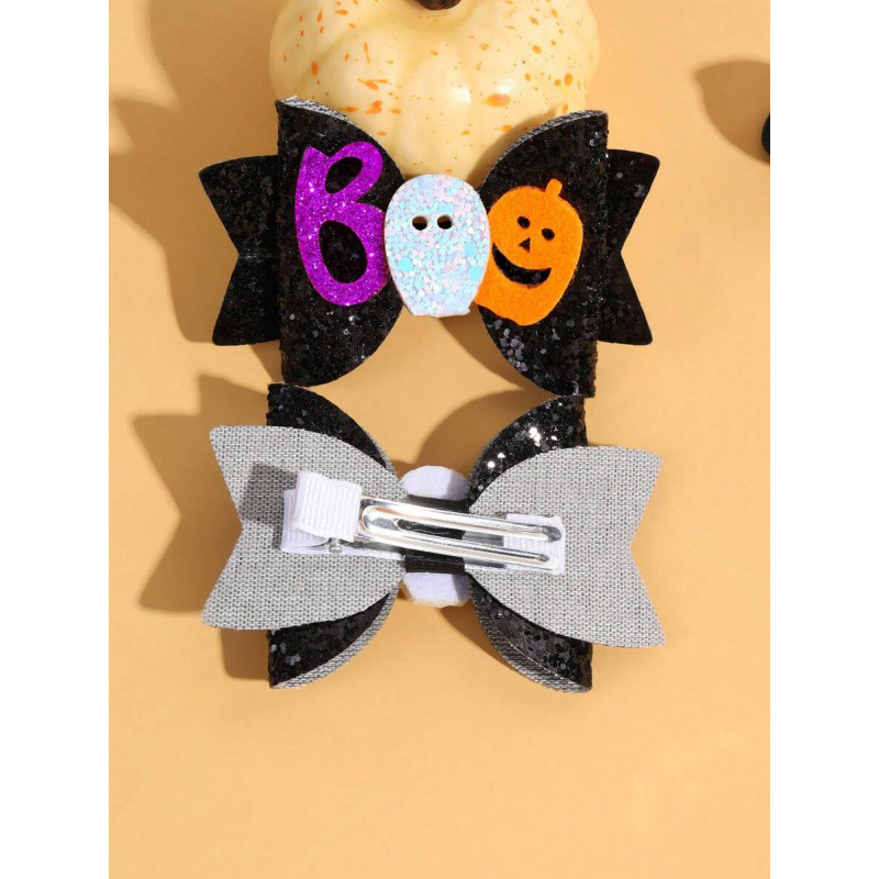 Clips de păr cu nod lucios în formă de fluture – placare cu platină pentru copii, model SH129135827