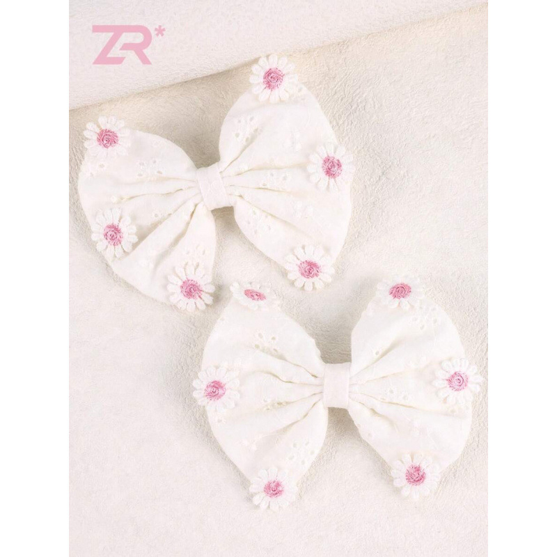 Clips de păr cu nod lucios în formă de fluture – placare cu platină pentru copii, model SH129135827