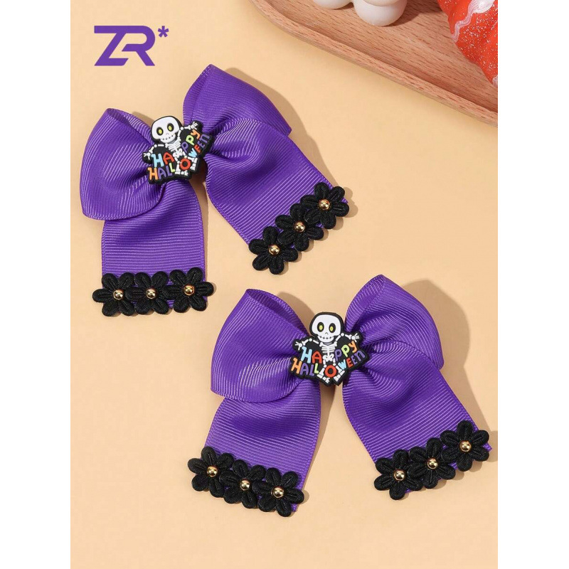 Clips de păr cu nod lucios în formă de fluture – placare cu platină pentru copii, model SH129135827