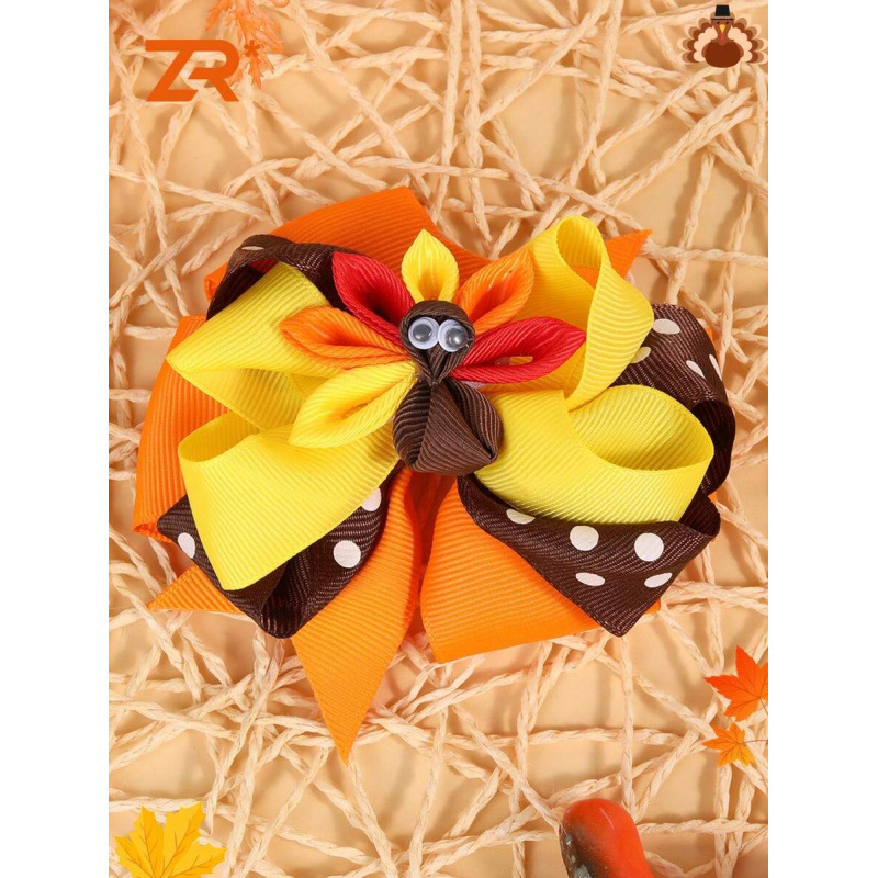 Clips de păr cu nod lucios în formă de fluture – placare cu platină pentru copii, model SH129135827