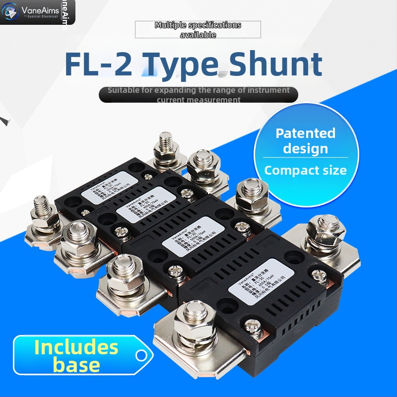 DC ampermeter s FL2C optickým šuntom, 75 mV senzor, rozsah až do 600 A