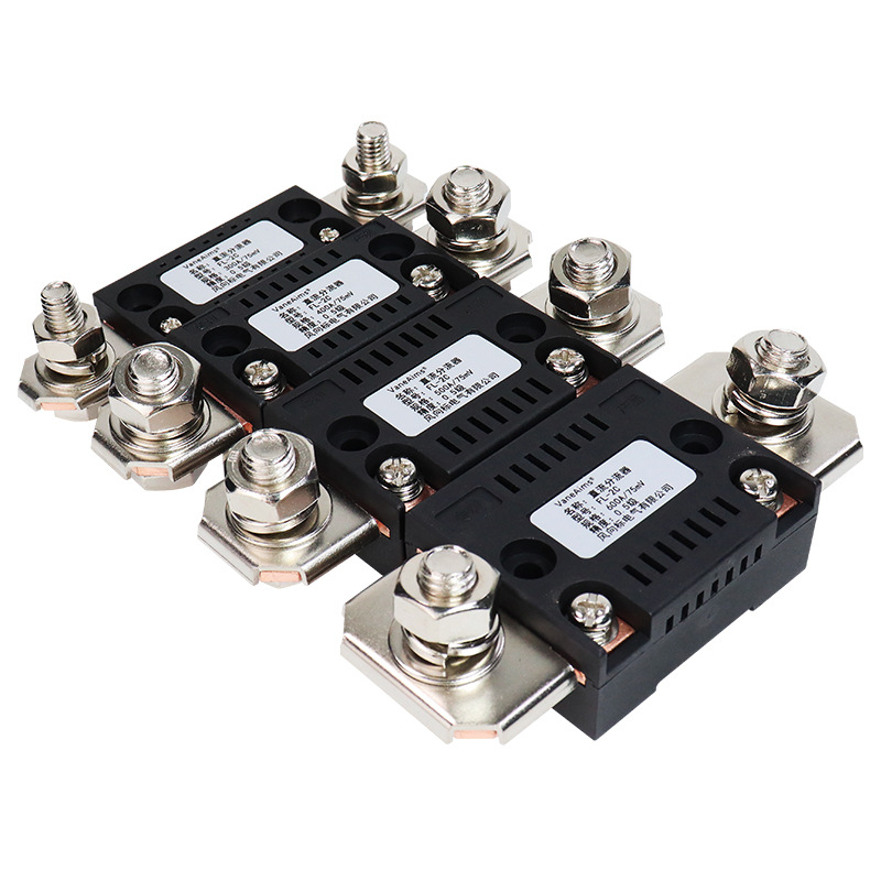 DC ampermeter s FL2C optickým šuntom, 75 mV senzor, rozsah až do 600 A