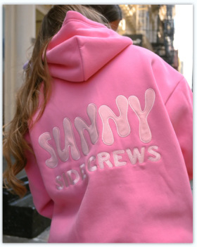 Дамски суитшърт с качулка – дълги ръкави, принт, свободен силует, 95% полиестер, зима 2025