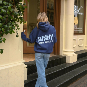 Дамски суитшърт с качулка – дълги ръкави, принт, свободен силует, 95% полиестер, зима 2025