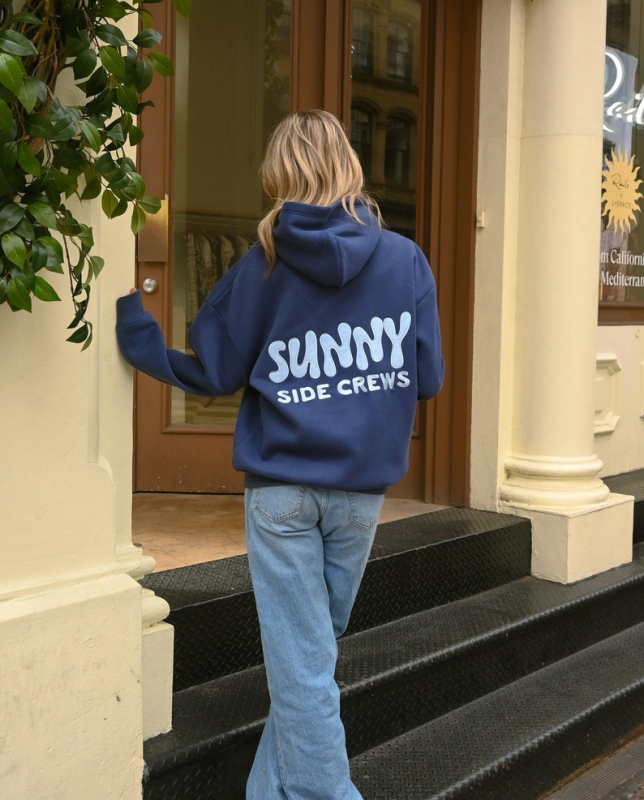 Дамски суитшърт с качулка – дълги ръкави, принт, свободен силует, 95% полиестер, зима 2025