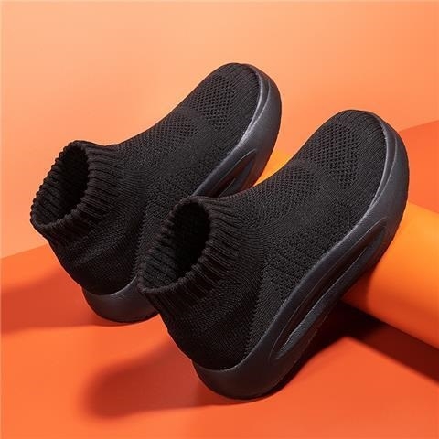 Női slip-on cipő platformos talppal, hálós felsőrésszel, EVA talppal
