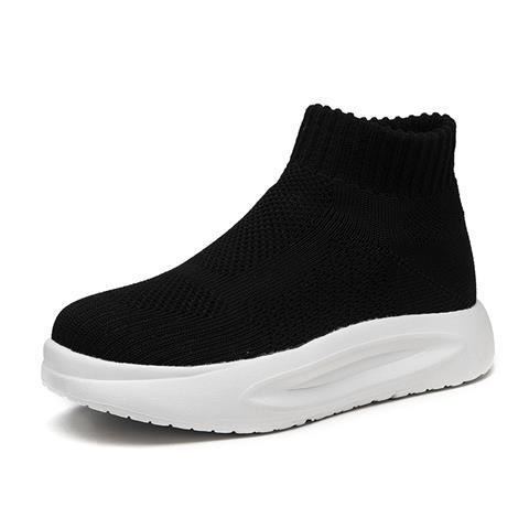 Női slip-on cipő platformos talppal, hálós felsőrésszel, EVA talppal