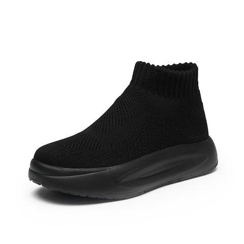 Női slip-on cipő platformos talppal, hálós felsőrésszel, EVA talppal