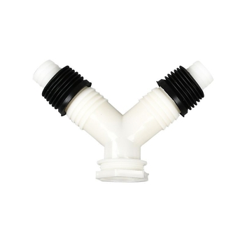 Пластмасови дренажни фитинги с три изхода за пералня и мивка (многофункционален ъглов дизайн)