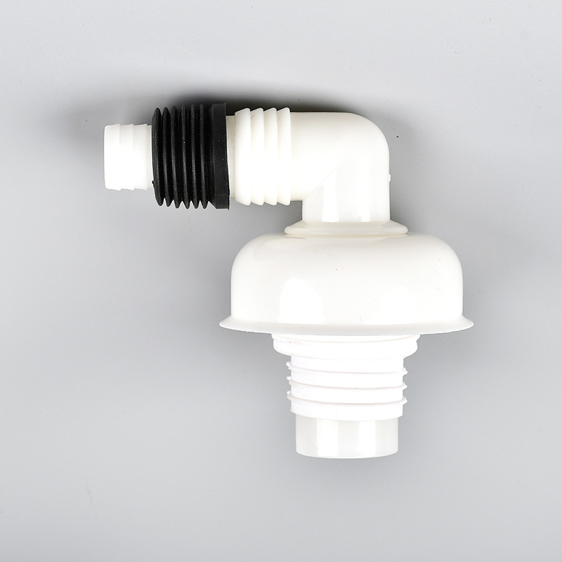 Пластмасови дренажни фитинги с три изхода за пералня и мивка (многофункционален ъглов дизайн)
