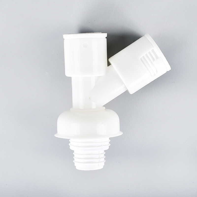 Пластмасови дренажни фитинги с три изхода за пералня и мивка (многофункционален ъглов дизайн)