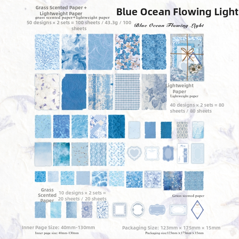 DIY denníkový papierový kit s retro kolekciou špeciálnych papierov a dekoratívnymi prvkami (Značka: Other; Číslo produktu: LSR913123296214; IP autorizácia: Nie; Štýl: Cute; Technika: Tlač)