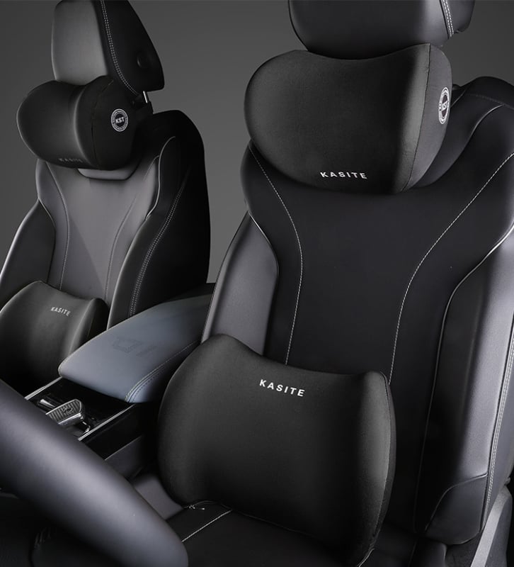 Μαξιλαράκι κεφαλής και οσφυϊκής στήριξης αυτοκινήτου με μνήμη αφρού, συνθετικά ίνες ύφασμα, παγκόσμια συμβατότητα, επιλογές προσαρμογής, δυνατότητα εκτύπωσης λογότυπου