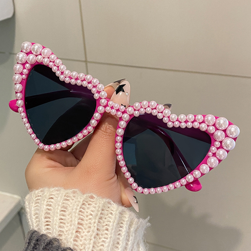 Srdcovité slnečné okuliare, plný rám, unisex, elegantný štýl, PC materiál, model Ax double zz, jar 2025