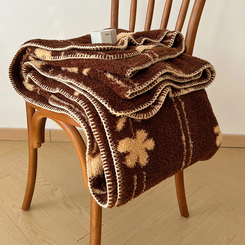 Boho štýlová deka na pohovku, polyester, 500 g/m², jar-jesenná sezóna, geometrický vzor