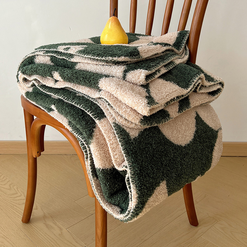 Boho štýlová deka na pohovku, polyester, 500 g/m², jar-jesenná sezóna, geometrický vzor