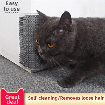 Fanyi A1J30 Zariadenie na škrabanie mačiek – rohová škrabacia hračka, jednoduchý štýl